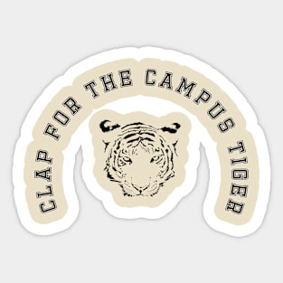 Campus Tiger Sticker